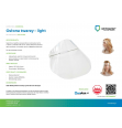 Osłona twarzy - model light 10 sztuk
