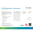 Osłona podwieszana - zadrukowana