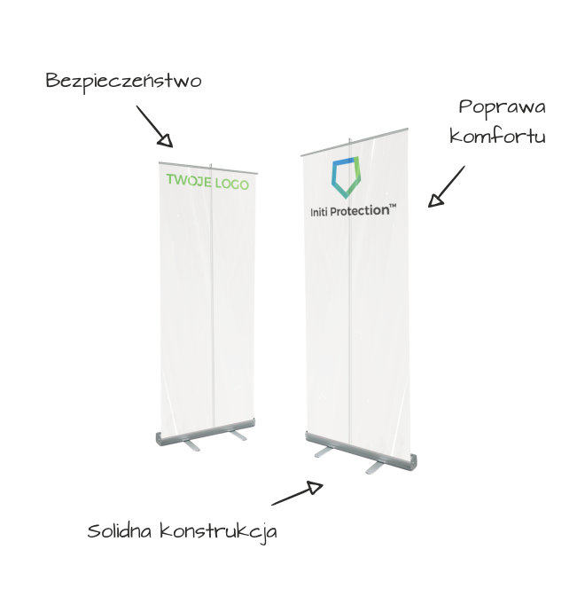 Roll-up Transparent z nadrukiem
